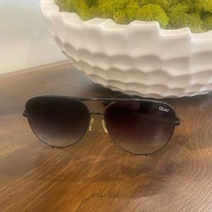 Quay black frame sunglasses
